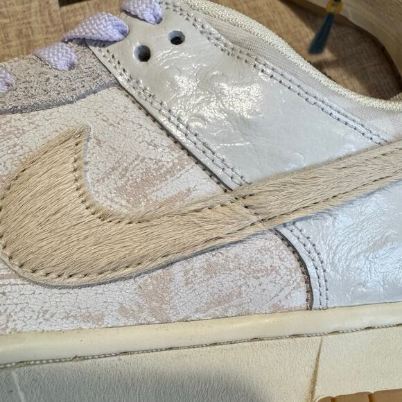NIKE Atmos DUNK LOW RETRO QS Size 9 Japan Exclusive White/ Cream main image 8